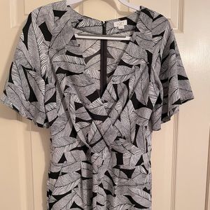 Loft Jungle Print Romper